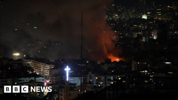 Israel strikes southern Beirut on eve of Eid Al Adha