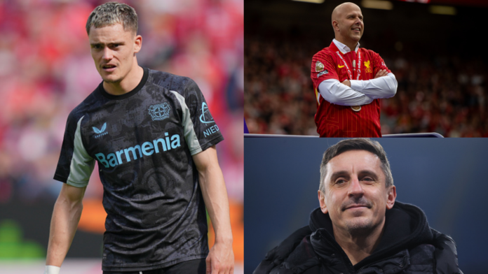 'I'm slightly surprised!' - Gary Neville shocked by Liverpool launching nine-figure bid for Florian Wirtz but claims Arne Slot 'deserves' to break British transfer record