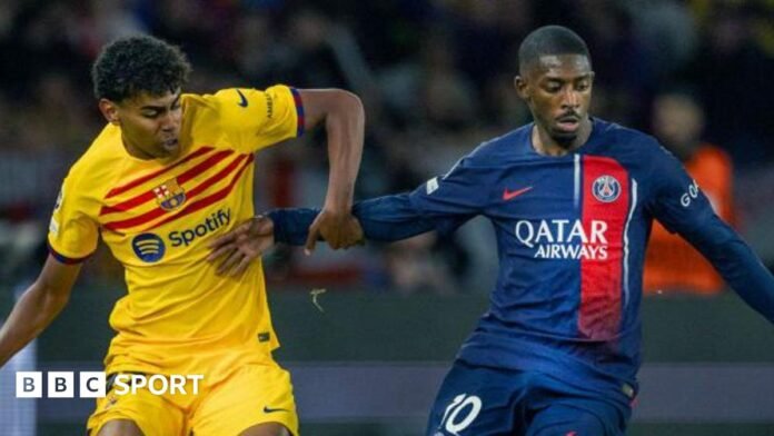Lamine Yamal and Ousmane Dembele: Ballon d'Or rivals meet in Spain v France