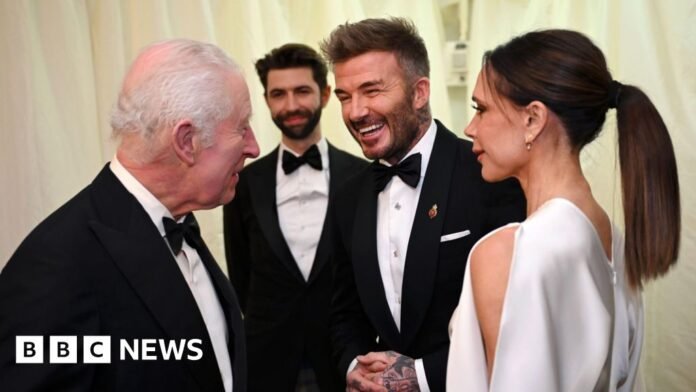 David Beckham scores a winner with the royal circle