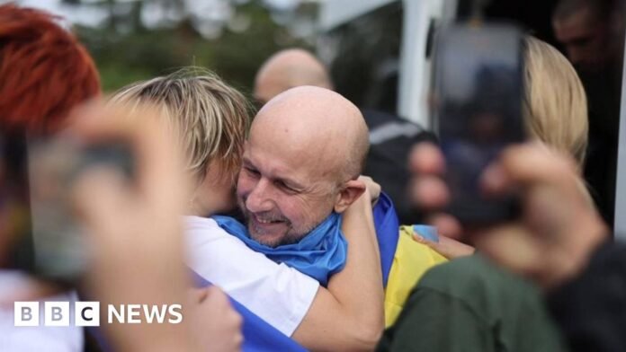 Ukrainian civilian freed in prisoner swap tells of 'constant cruelty' Ukrainian civilian freed in prisoner swap tells of 'constant cruelty'