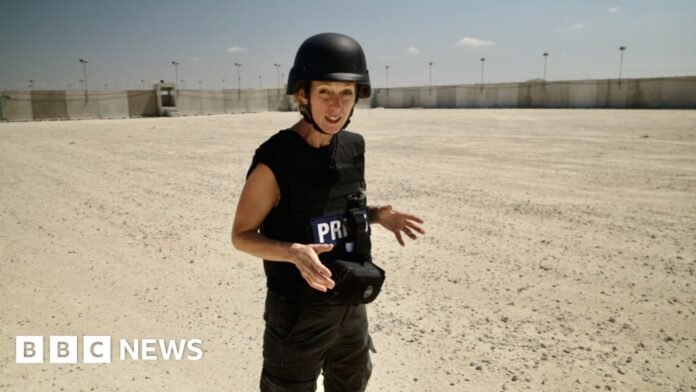 Defiance in Gaza City as Israel shows BBC aid sites planned for evacuees