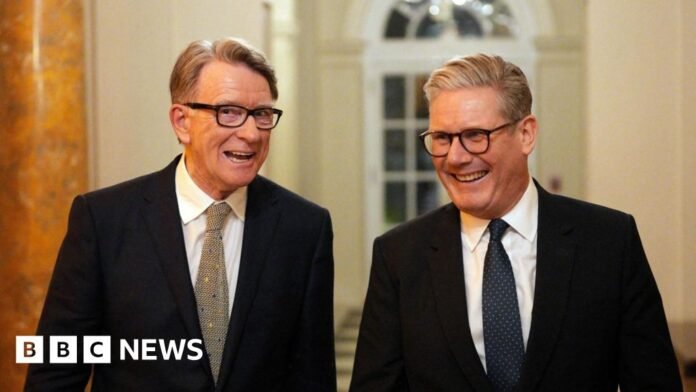 Starmer defended Mandelson after officials knew about Epstein emails, BBC Starmer defended Mandelson after officials knew about Epstein emails, BBC understands