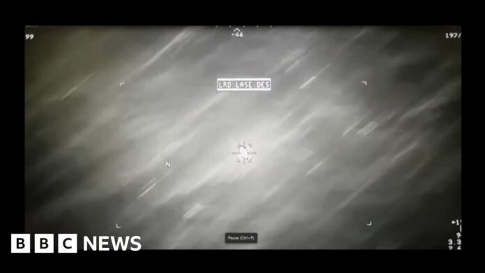 Missile strikes suspected UFO in newly released video