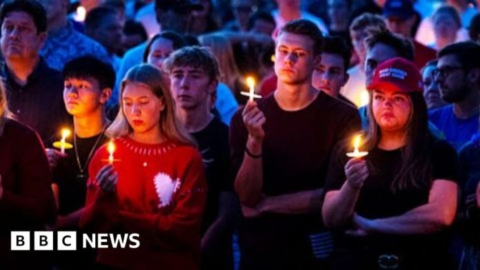Shooting throws Utah students into heart of US political divide Shooting throws Utah students into heart of US political divide