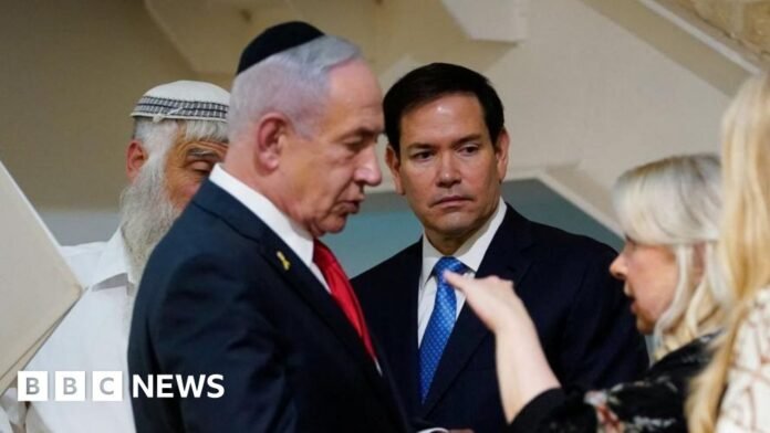 Marco Rubio in Israel as IDF destroys more Gaza City Marco Rubio in Israel as IDF destroys more Gaza City buildings