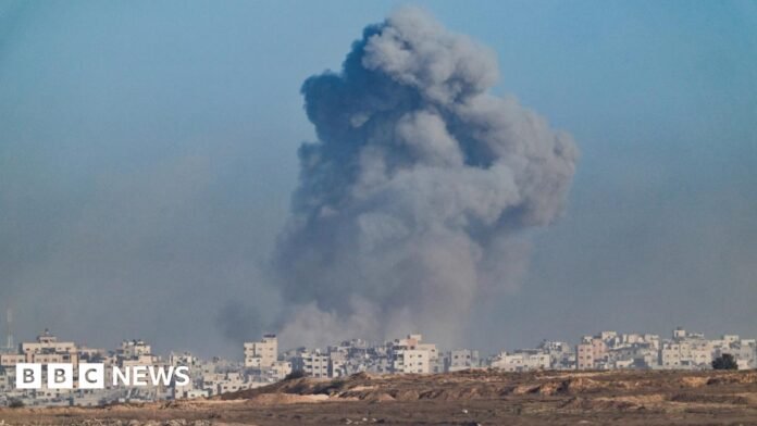 Israel escalates bombardment as defence minister says 'Gaza is burning' Israel escalates bombardment as defence minister says 'Gaza is burning' - follow latest