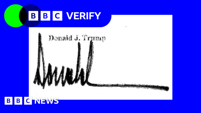 What do we know about alleged Trump signature on Epstein letter?