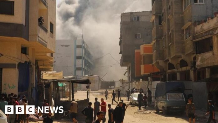 Israel intensifies Gaza City bombardment, forcing families to flee Israel intensifies Gaza City bombardment, forcing families to flee
