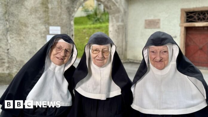 Defiant nuns flee Austrian care home for their abandoned convent Defiant nuns flee Austrian care home for their abandoned convent in the Alps
