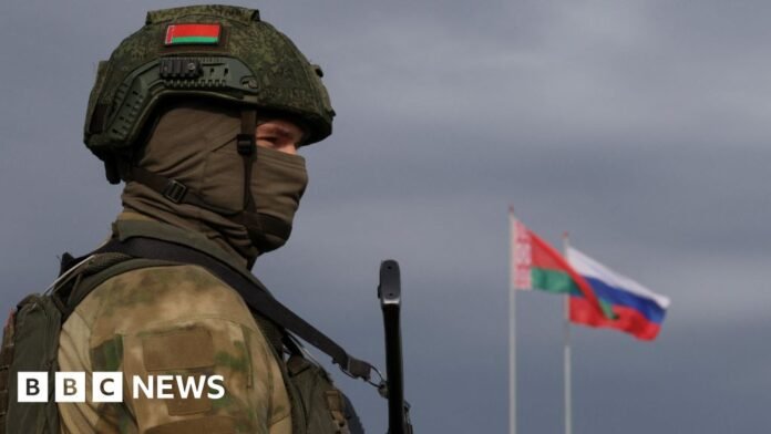 Belarus and Russia's show of firepower appears to be a Belarus and Russia's show of firepower appears to be a message to Europe
