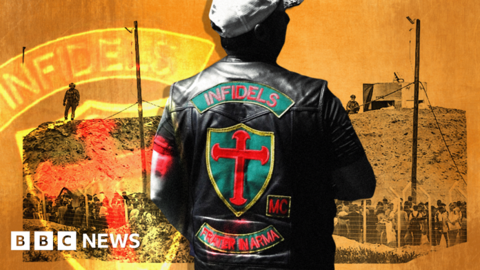 Anti-Islamic US biker gang members run security at deadly Gaza aid sites