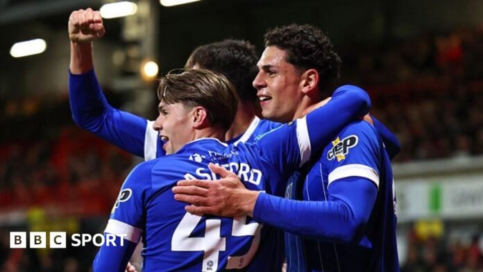 EFL Cup: Wrexham 1-2 Cardiff City: Yousef Salech and Will EFL Cup: Wrexham 1-2 Cardiff City: Yousef Salech and Will Fish goals earn Bluebirds victory