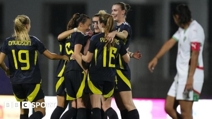 Erin Cuthbert: 'Not pretty or nice but Scotland come up Erin Cuthbert: 'Not pretty or nice but Scotland come up clutch in Casablanca'