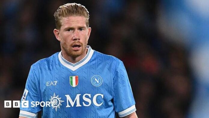 Napoli midfielder Kevin de Bruyne sidelined by thigh injury Napoli midfielder Kevin de Bruyne sidelined by thigh injury
