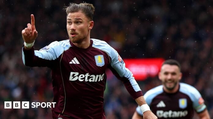 Aston Villa 1-0 Man City: Matty Cash scores winner Aston Villa 1-0 Man City: Matty Cash scores winner