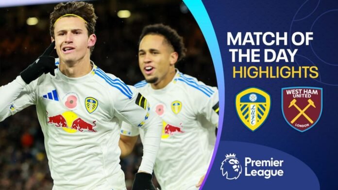 Leeds earn big win to heap more misery on West Leeds earn big win to heap more misery on West Ham. Video, 00:08:01Leeds earn big win to heap more misery on West Ham