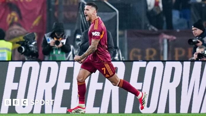 Roma 1-1 AC Milan: Lorenzo Pellegrini scores penalty as Roma move third in Serie A