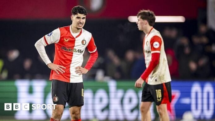 Feyenoord 3-4 Sparta Rotterdam: Shaqueel van Persie scores first senior goals