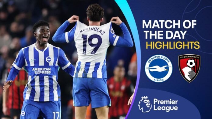 Stunning late goal earns Brighton draw against Bournemouth. Video, 00:06:30Stunning late goal earns Brighton draw against Bournemouth