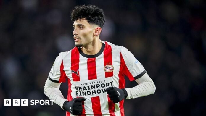 Fulham make £28m bid to sign PSV striker Ricardo Pepi