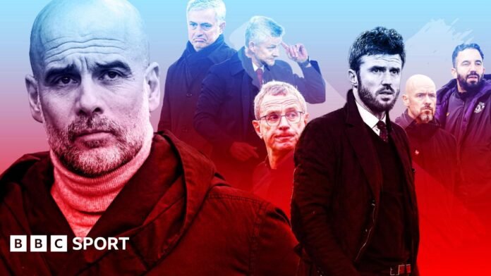 Manchester derby: How Man City boss Pep Guardiola has outlasted five Man Utd managers