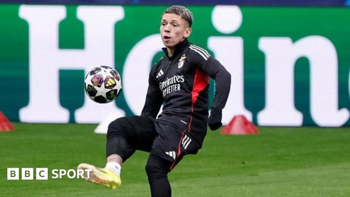 Gianluca Prestianni trains at Real Madrid's stadium despite ban from Wednesday's match