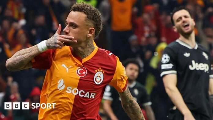 Galatasaray 5-2 Juventus: Turkish champions take charge after second-half fightback