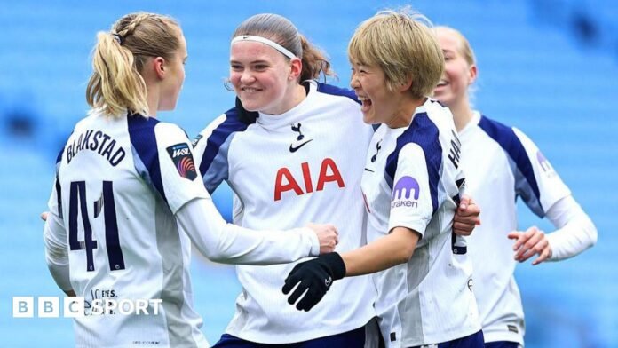 Spurs thrash Villa in 10-goal WSL thriller