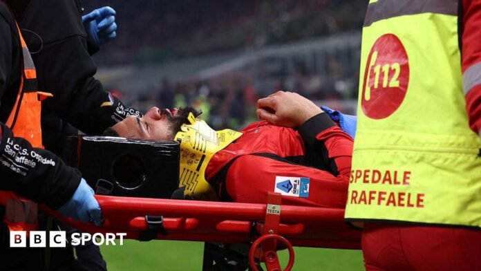 Ruben Loftus-Cheek: AC Milan confirm midfielder will be out for eight weeks