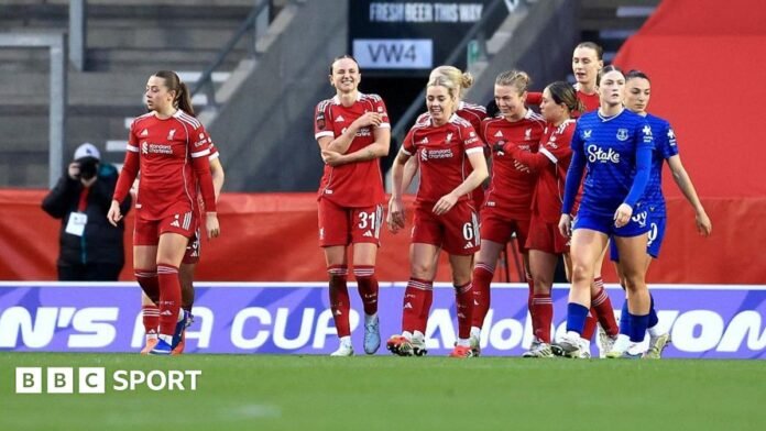 Liverpool 2-1 Everton: Mia Enderby stretchered off in FA Cup victory