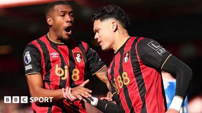 Bournemouth 1-1 Sunderland: Evanilson salvages point for hosts